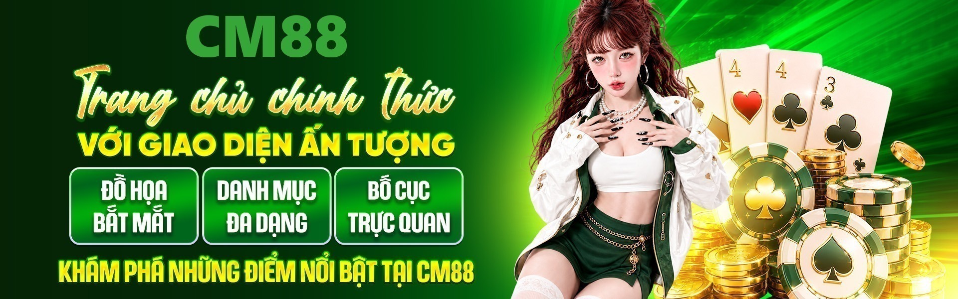 Cập nhật link vào nhà cái CM88 mới nhất 2026 – Nền tảng cá cược trực tuyến mang phong cách hiện đại và tối tân.